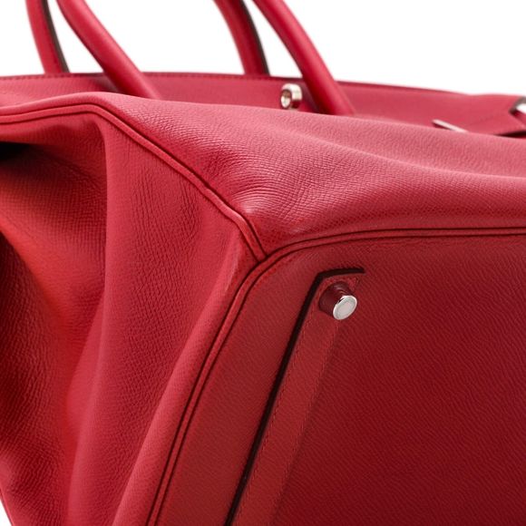 Hermes Birkin Handbag Rubis Epsom With #78159H11B - Picture 8 of 10